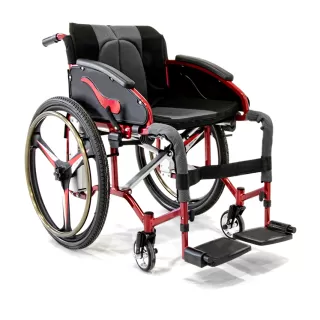 ALUMINUM WHEELCHAIR "V-ACTIVE" 09-2-186 41cm.