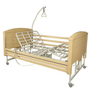 Electric Bed, Heavy Type, Large Width 120cm with wooden fronts V-PLUS 10-2-190