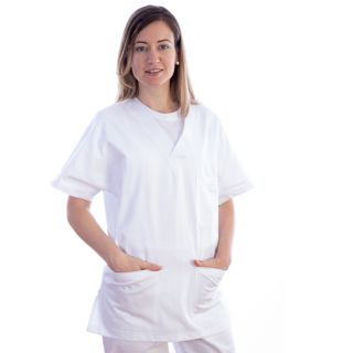 ΙΑΤΡΙΚΗ ΜΠΛΟΥΖΑ ΛΕΥΚΗ UNISEX