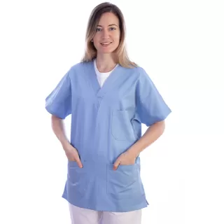 Ιατρική μπλούζα unisex Γαλάζια