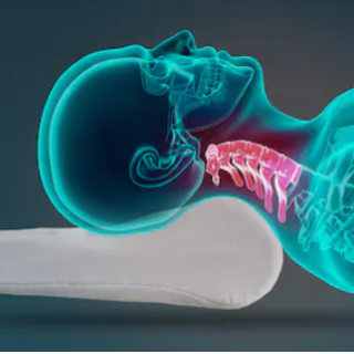 Anatomic sleeping pillow "Health neck" 08-2-012 - "Health neck"