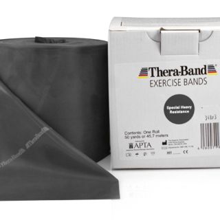 Exercise Band BLACK - Sold by meter